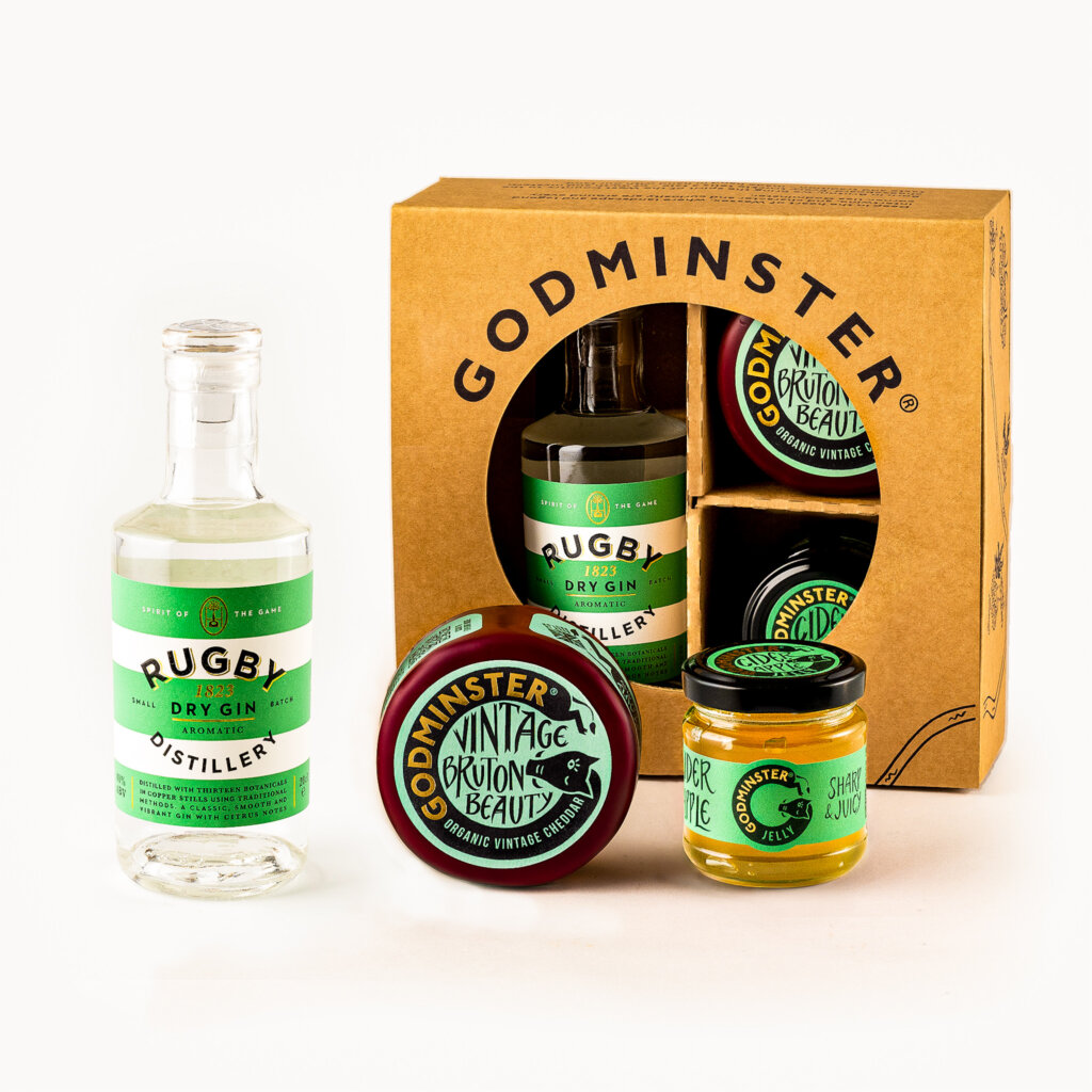 Rugby Distillery Gin & Godminster Cheese